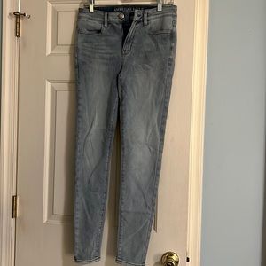 American Eagle Womens Super Stretch High Rose Jegging Size 6.